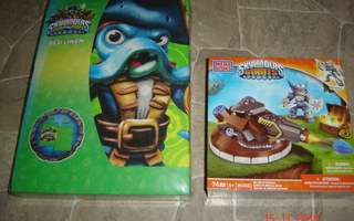 SKYLANDERS pussilakanasetti ja Giants mega bloks-pakkaus