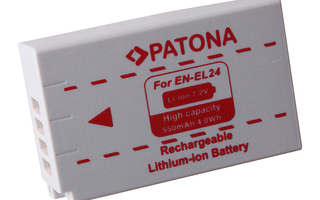 Nikon EN-EL24 yhteensopiva Li-ion akku 550mAh