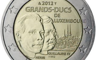 2€ Rulla Luxemburg 2012 Guillaume IV