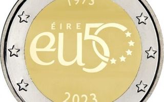 Irlanti 2023 2 euro 50 vuotta EU:n jäsenenä, unc