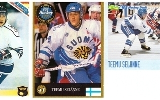 3 x TEEMU SELÄNNE Team FINLAND