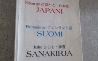 Japani - suomi sanakirja : tero salomaa
