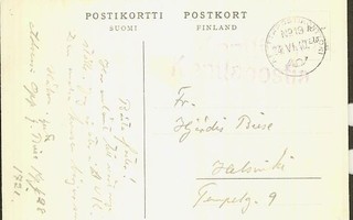 Kenttäpostikonttori 19 - kp-kortti 1940