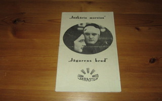 Jääkärin morsian elokuvan esite vuodelta 1931