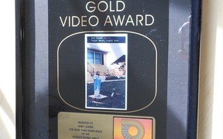 Van Halen : RIAA Kultavideo - award! Andy Johns