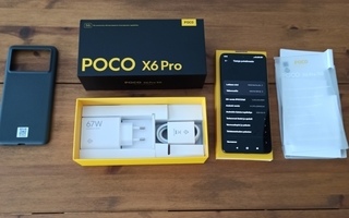 Xiaomi Poco X6 Pro 12/512GB, vain avattu