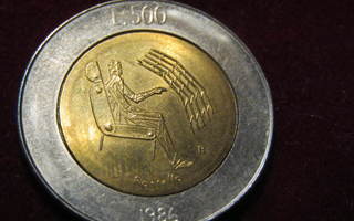 500 lire 1986 San Marino