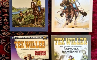 Tex Willer suuralbumi 4Kpl.22,25, 29 ja kadonnut Pueblo