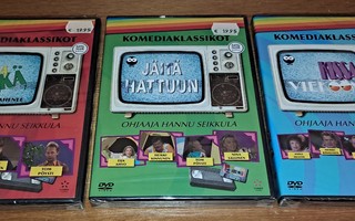 PAHA YSKÄ + JÄITÄ HATTUUN + KISSA VIEKÖÖN DVD:T