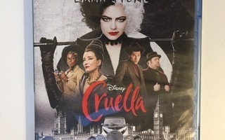 Cruella (Blu-ray) Emma Stone (2021) UUSI