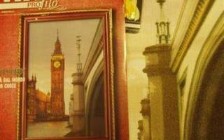 Ristipistopakkaus Big Ben Lontoo Painettu tausta