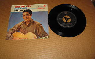 Elvis Presley 7" Surrender / Lonely Man, PS v.1961 GREAT!