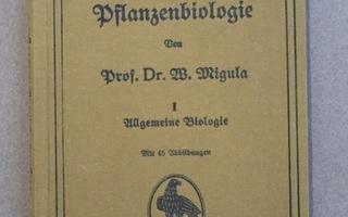 Migula M. 1922, Pflanzenbiologie
