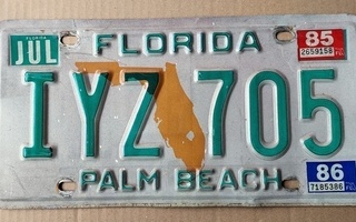 Florida Palm Beach rekisterikilpi