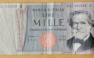 Italia 1000 liira 1969