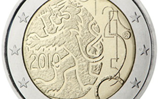 SUOMI 2010 2 €  Suomelle oma raha 150 vuotta (pillerissä)
