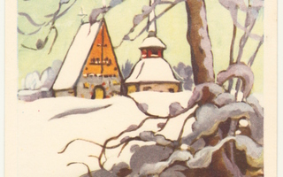Wendelin : Talvinen kirkko 1959
