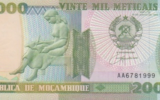 Mocambiq 20 000 meticas 1999