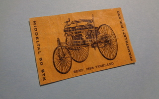 TT-etiketti Benz 1885