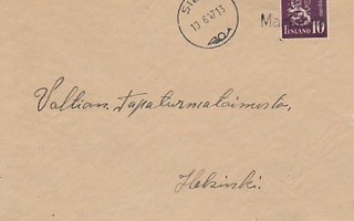 1947, Kirje Sievi, rivileima Markkula