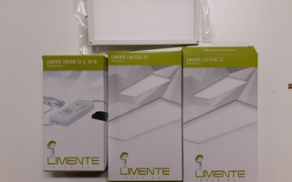 Limente LED-Flat alasvalot 2kpl