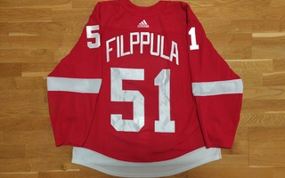 Valtteri Filppula #51 Gameworn Detroit Red Wings kausi 20-21