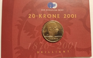 Juhlaraha Norja 20 Kruunua 2001