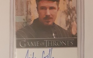 Game of Thrones Aidan Gillen as Petyr Baelish Autograph
