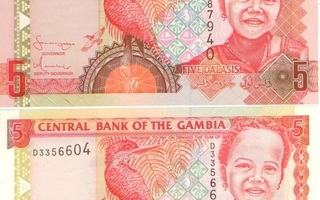Gambia 5 dalasia 1991 ja 1992