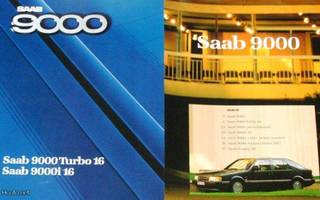 1987 Saab 9000 Turbo 16 / i 16 PRESTIGE esite - KUIN UUSI