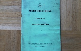 Käyttöohjekirja Mercedes-Benz kuorma-auto L 327