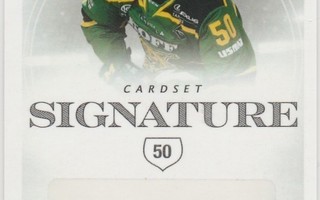 2019/20 Cardset  Signature Samuli Vainionpää , Ilves