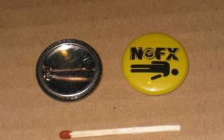 NOFX - dead rintanappi 1" (l1)