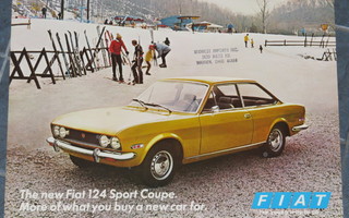 1970 Fiat 124 Sport Coupe esite - KUIN UUSI