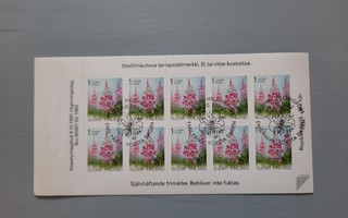 postimerkki 1992 1lk horsma 10kpl arkki leimattu