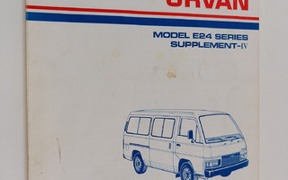 Nissan Urvan : Model E24 series supplement-IV - Service m...