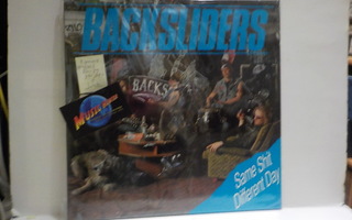 BACKSLIDERS - SAME SHIT DIFFERENT DAY M-/M- LP + POSTER !