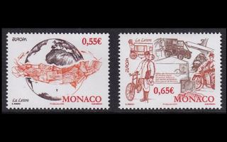 Monaco 2890-1 ** Europa kirje (2008)