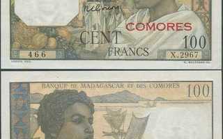 Komorit Comores 100 Francs 1963 (P-3b) UNC-