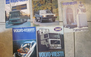 VOLVO-VIESTI 5 KPL vuosilta 1977-1980