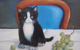Renate Koblinger kissa ja viinirypäleet