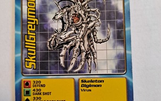 SkullGreymon 1999 bandai digimon card