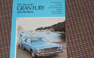 1975 Plymouth Gran Fury esite - KUIN UUSI