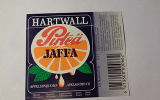 Etiketti - Hartwall Pirteä Jaffa appelsiinijuoma