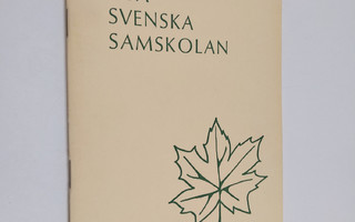 Nya svenska samskolan (Lönnbeckska skolan) i Helsingfors ...