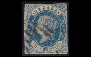 Espanja 49 o Isabella II 2 Cs (1862)