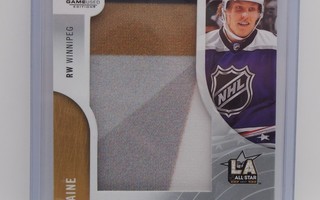 2017-18 Sp game used 2017 All-star game banner Patrik Laine