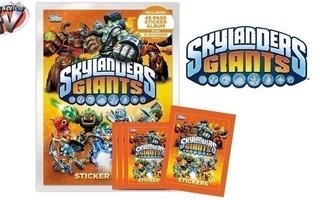 Skylanders Giants 2013 Sticker Collection Album Tarra-albumi