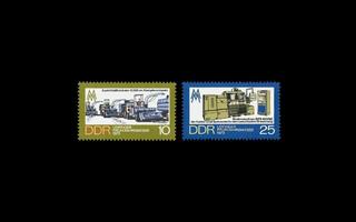 DDR 1832-3 ** Leipzigin kevätmessut (1973)