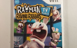 (SL) UUSI! Wii) Rayman Raving Rabbids TV Party